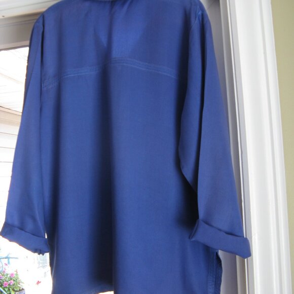 City Wear Tencel Shirt Jscket Size Large - Picture 2 of 13